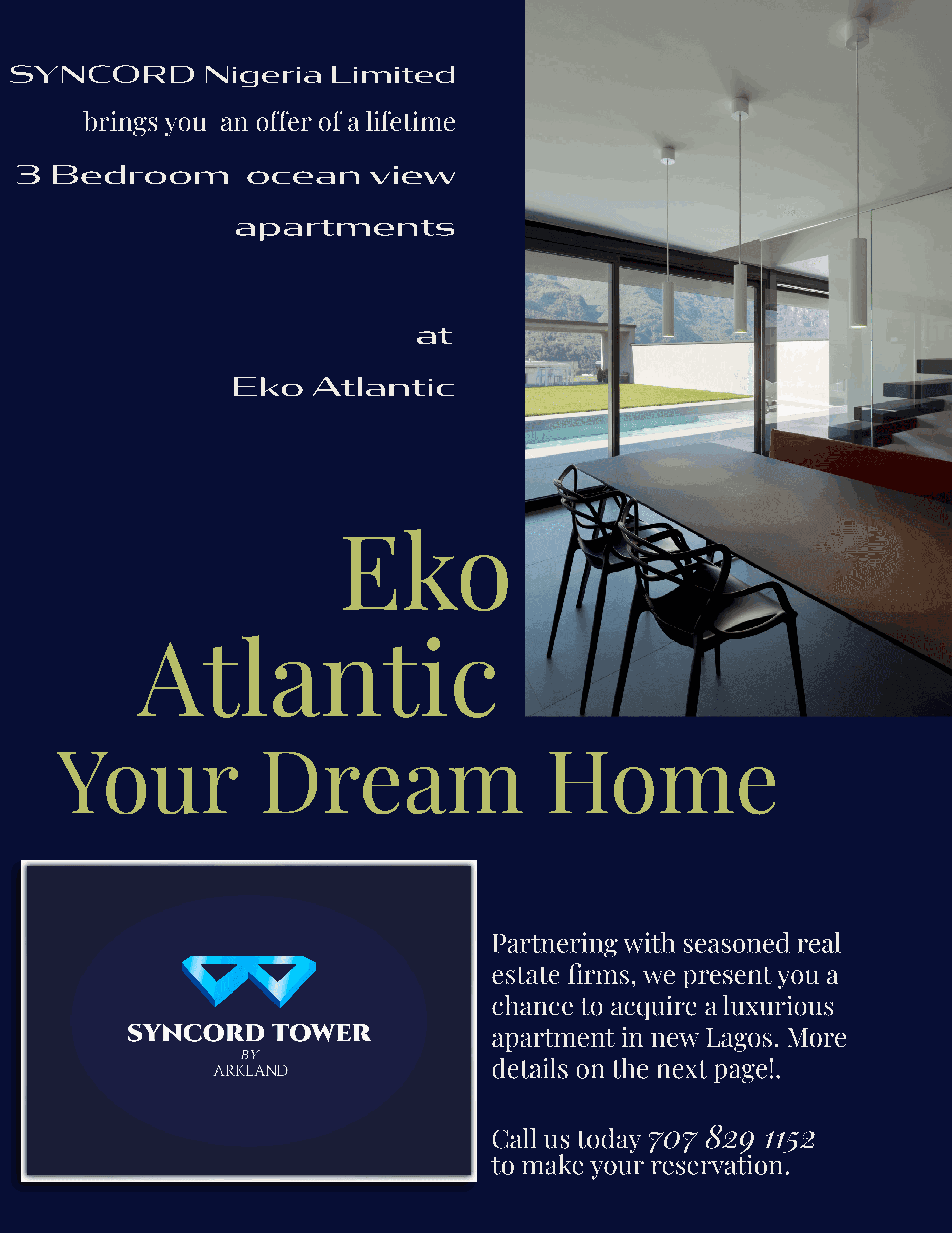 Speak with the reservations team.